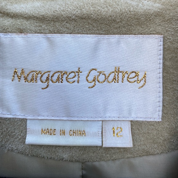 Margaret Godfrey Cream & Tan Leather Western Coat - Picture 6 of 12